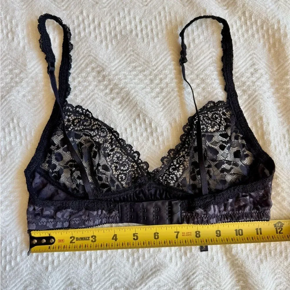 NWOT Hanky Panky After Midnight Bralette (Size S) and Garter (Size M) Set, NWOT